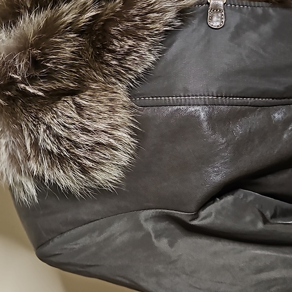 Danier Leather/Fabric/Real Fur Jacket - Picture 12 of 15